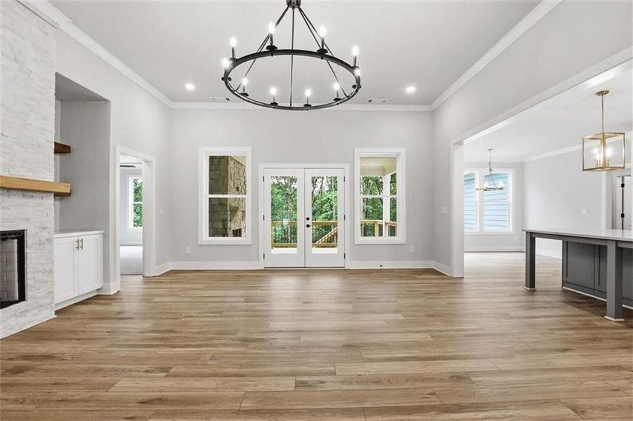 Spacious, unfurnished interior of a new home in , Clarkesville (Image 48).