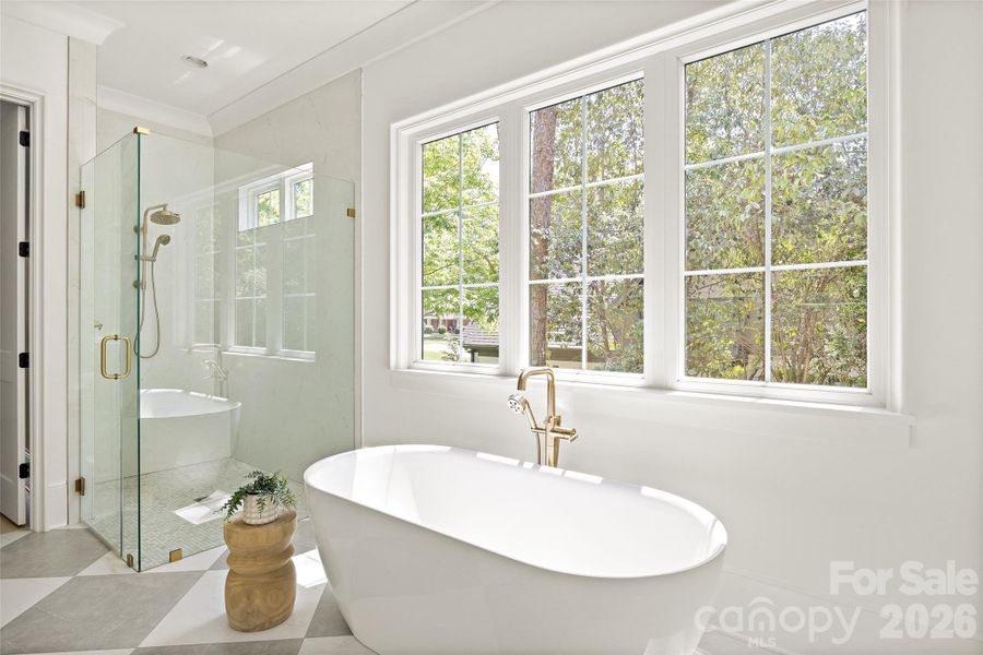 Furnished interior view inside a new home in , Charlotte (Image 19).