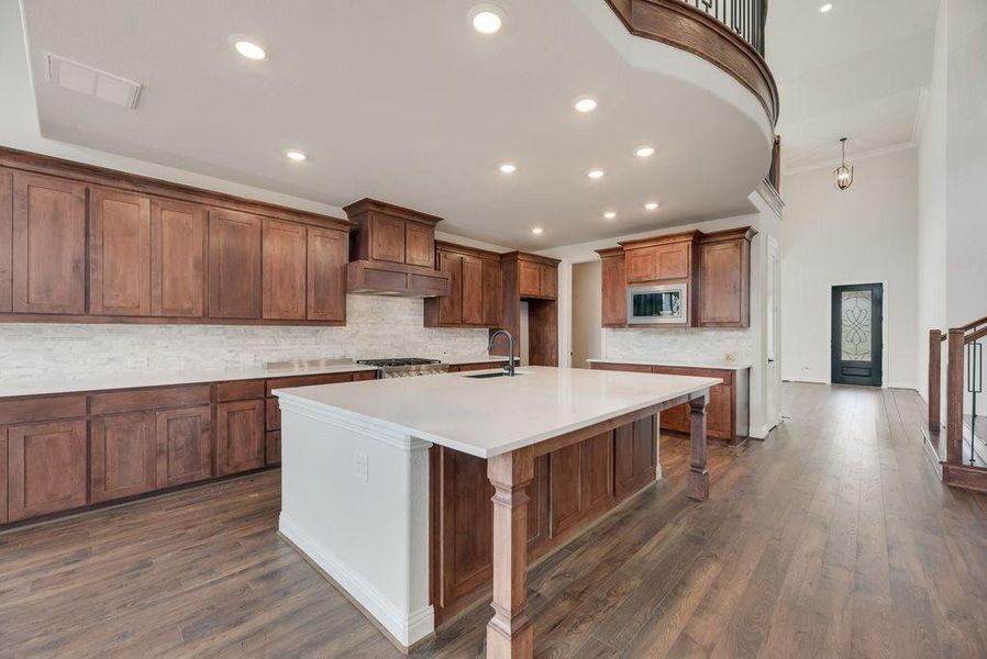 Furnished interior view inside a new home in Heritage Ridge Estates, Plano (Image 9).