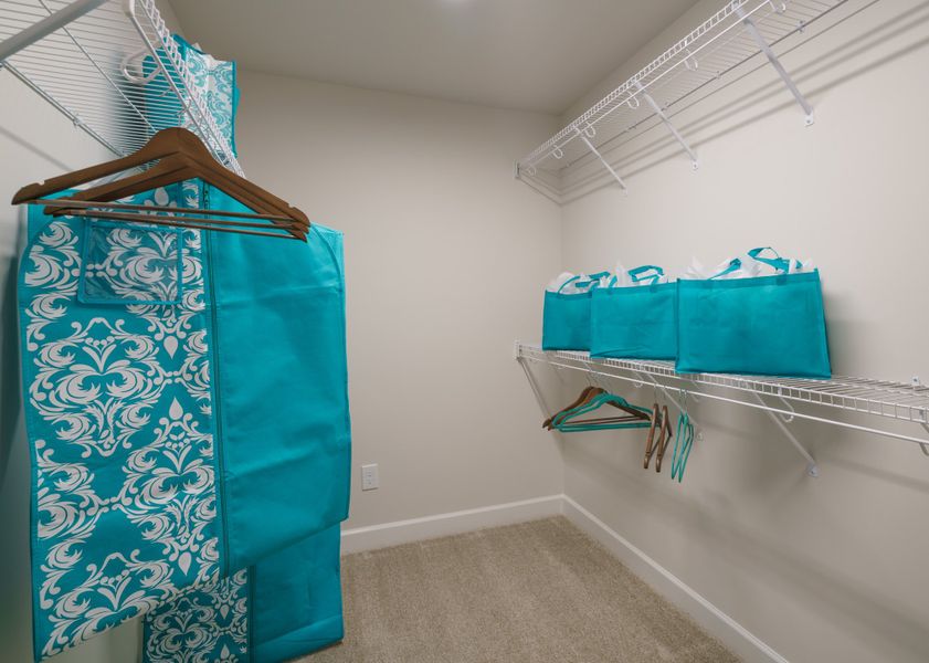 Representative furnished interior of a home built from the The Carson by Cothran Homes in Reidville Town Center, Reidville (Image 28).