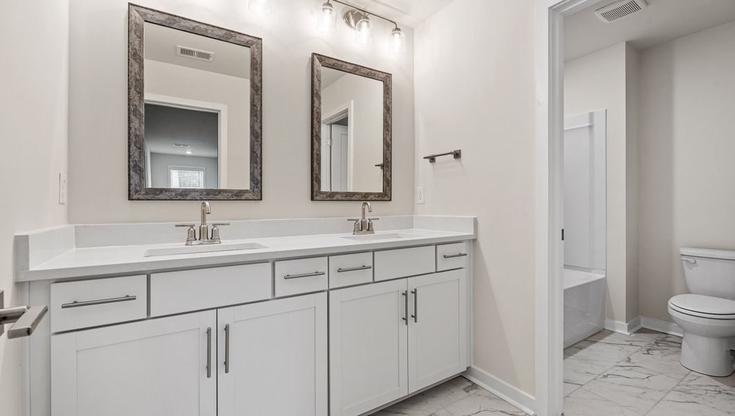 Furnished interior view inside a new home in Adams Glen, Greenville (Image 12).