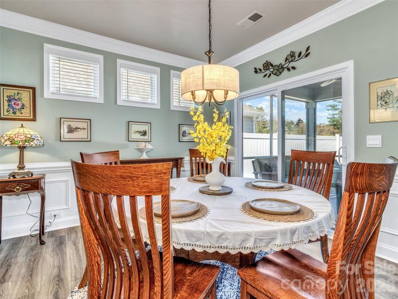 Furnished interior view inside a new home in , Hendersonville (Image 7).
