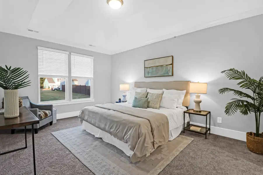 Furnished interior view inside a new home in Homecoming, Ravenel (Image 14).