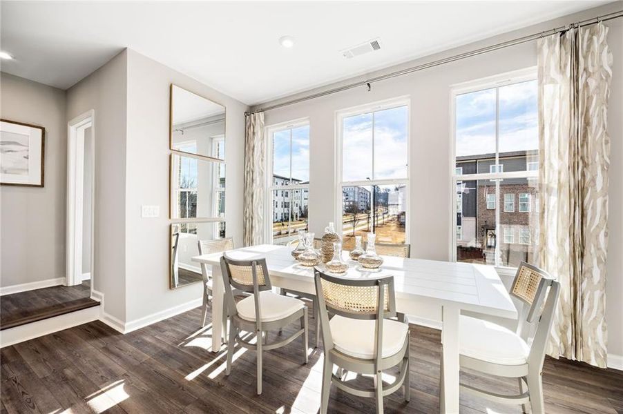Furnished interior view inside a new home in Waverly at Buice Lake, Acworth (Image 7).