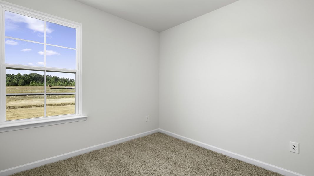 Spacious, unfurnished interior of a new home in The Gables at Edinborough Townes, Gibsonville (Image 16). Spacious, unfurnished interior of a new home in The Gables at Edinborough Townes, Gibsonville (Image 16).