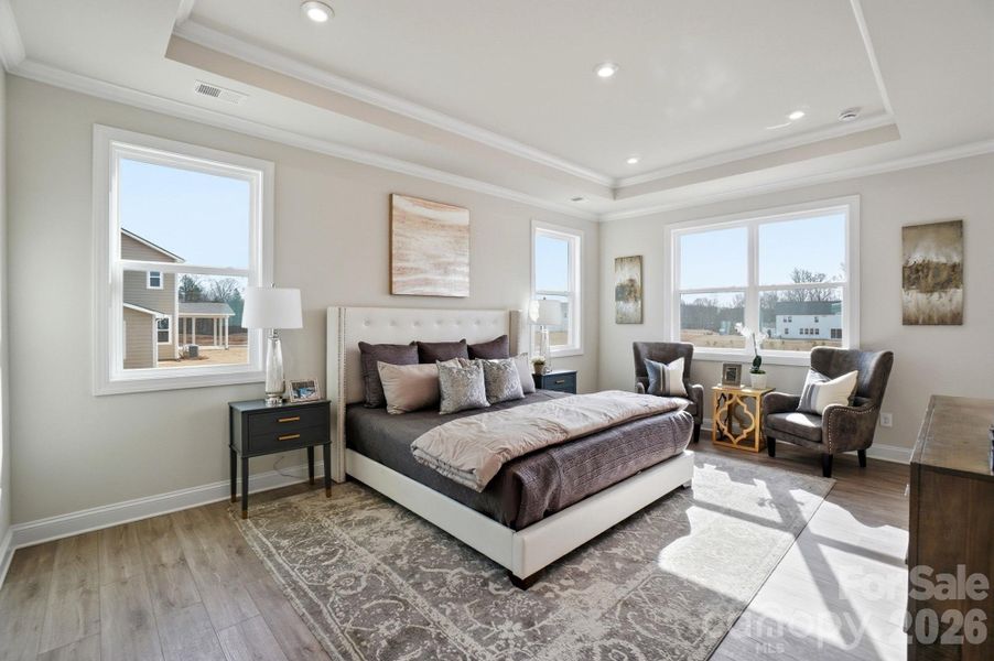 Furnished interior view inside a new home in Blair Place, Monroe (Image 13).
