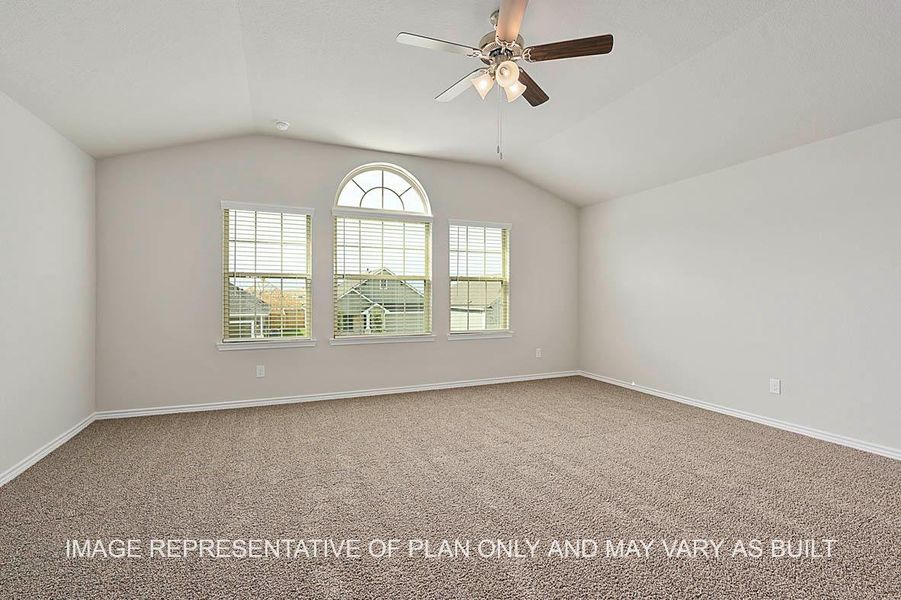 Representative unfurnished interior of a home built from the Kiawa by D.R. Horton in Southern Pointe, College Station (Image 22). Representative unfurnished interior of a home built from the Kiawa by D.R. Horton in Southern Pointe, College Station (Image 22).