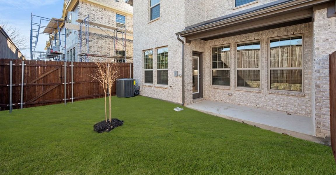 Representative exterior photo of a completed home built from the Meredith by Impression Homes in Main Street Village, Mansfield, TX (Image 23). Representative exterior photo of a completed home built from the Meredith by Impression Homes in Main Street Village, Mansfield, TX (Image 23).
