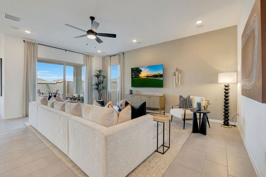 Representative furnished interior of a home built from the Cobalt by Mattamy Homes in Tyler Ranch, Buckeye (Image 26).