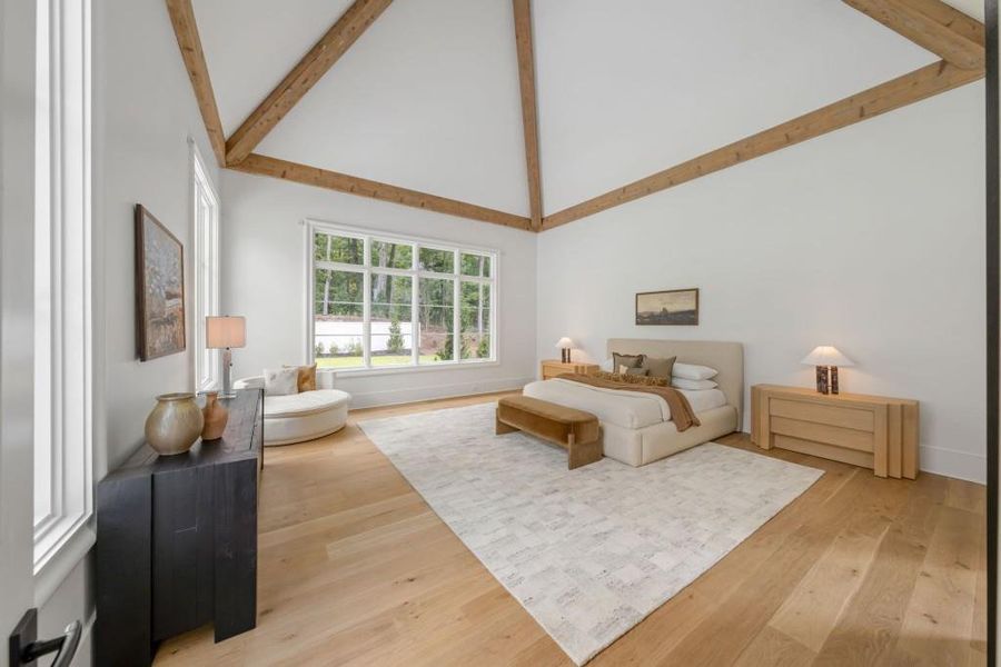 Furnished interior view inside a new home in , Atlanta (Image 38).