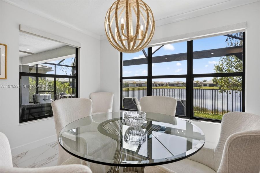 Furnished interior view inside a new home in , Port St. Lucie (Image 43).