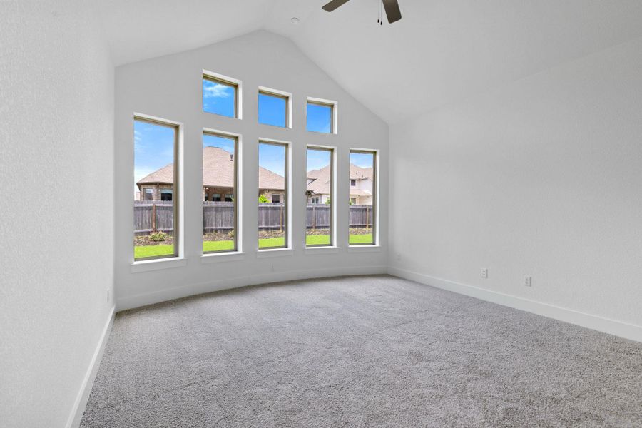 Primary Bedroom with elevated ceiling Primary Bedroom with elevated ceiling