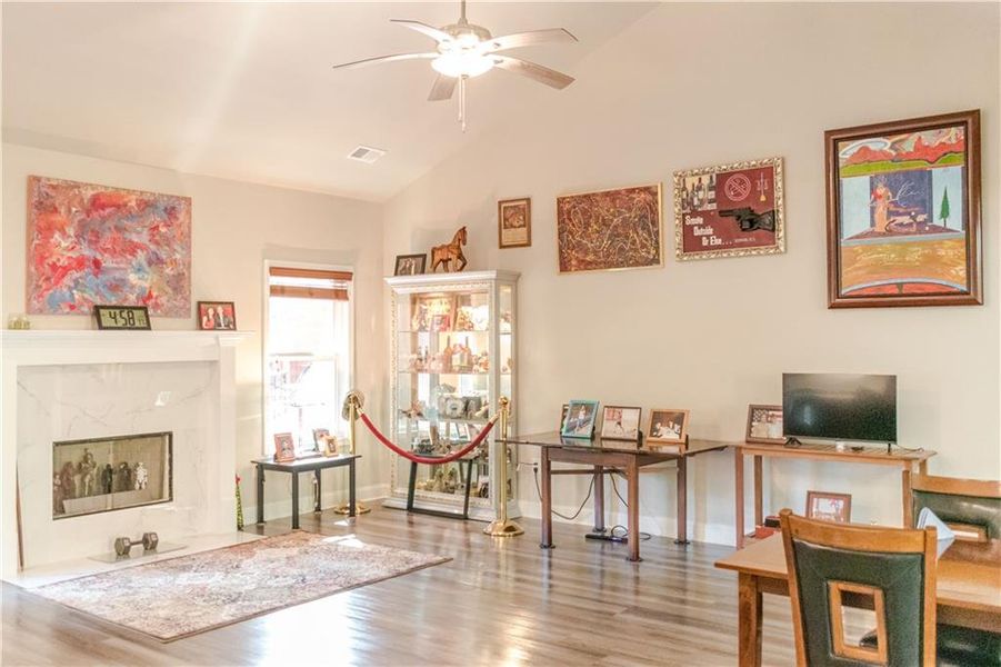 Furnished interior view inside a new home in , Mansfield (Image 9).