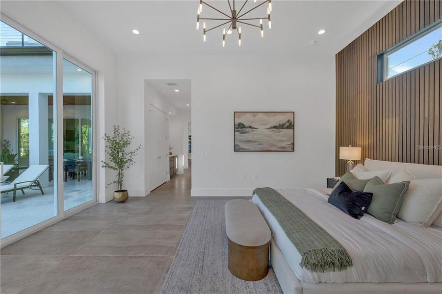 Furnished interior view inside a new home in , Sarasota (Image 50).