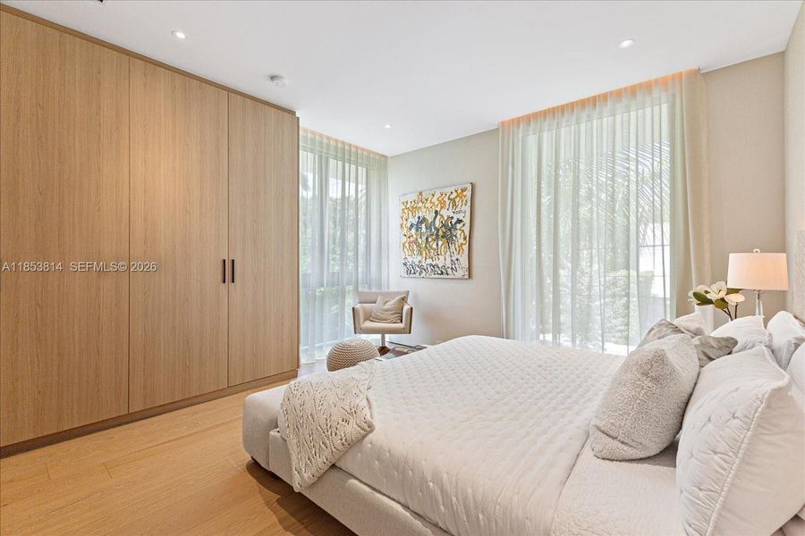 Furnished interior view inside a new home in , Miami Beach (Image 3).