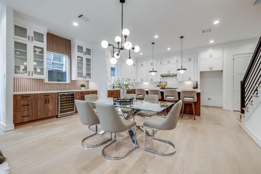 Furnished interior view inside a new home in , Houston (Image 37).