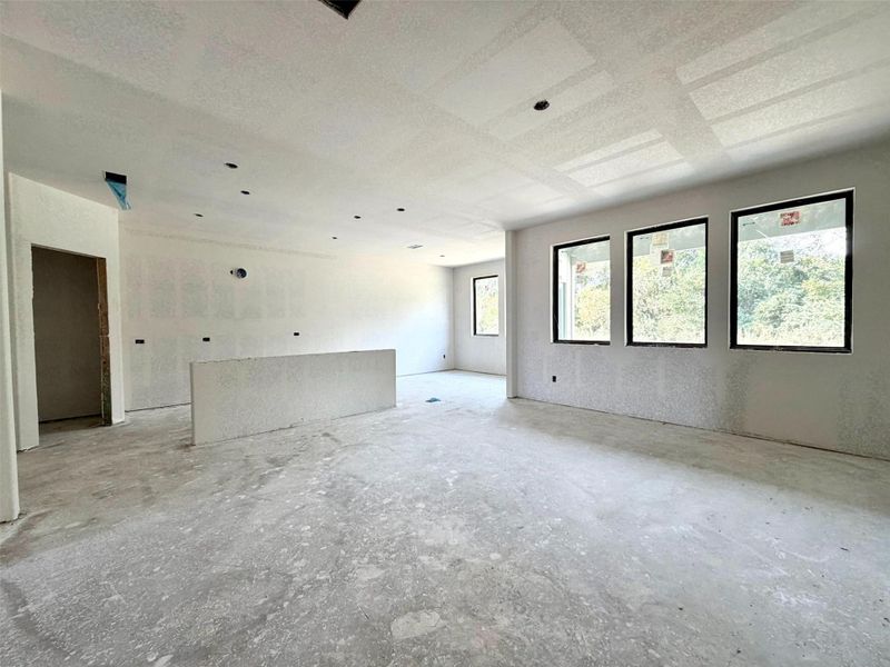 Actual progress of your home.