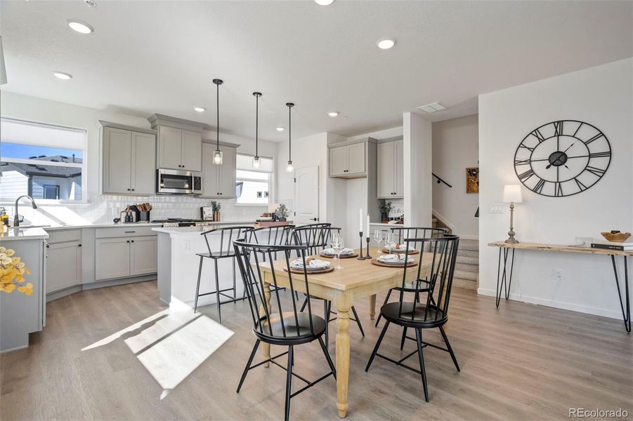 Furnished interior view inside a new home in , Colorado Springs (Image 42). Furnished interior view inside a new home in , Colorado Springs (Image 42).