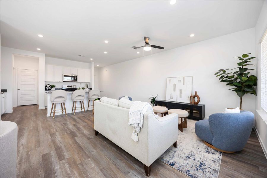 Furnished interior view inside a new home in Legacy Village, Houston (Image 15).