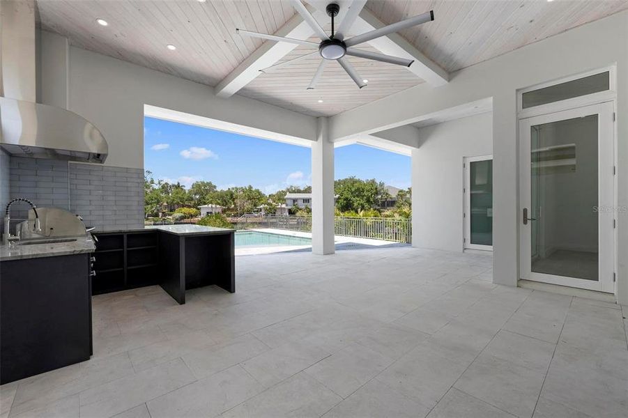 Exterior details and patio area of a home in , Sarasota (Image 33).