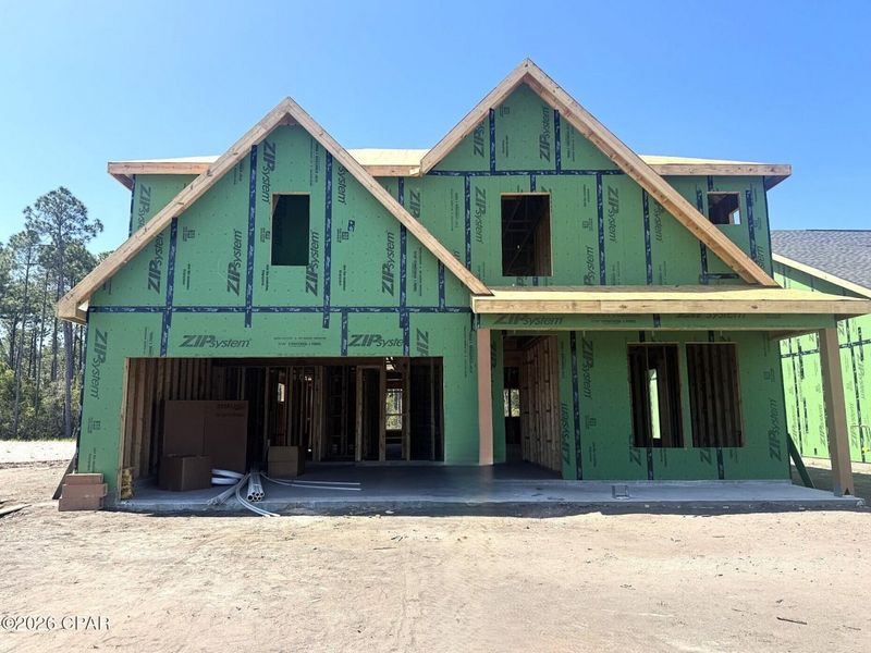 In-progress construction of a new home in Breakfast Point East, Panama City Beach, FL (Image 6).