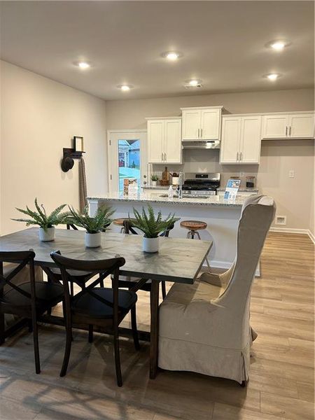 Furnished interior view inside a new home in Villages at Cedar Hill, Dallas (Image 4).