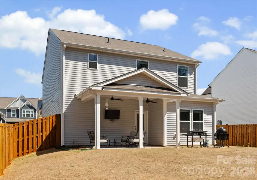 Exterior details and patio area of a home in , Statesville (Image 2). Exterior details and patio area of a home in , Statesville (Image 2).