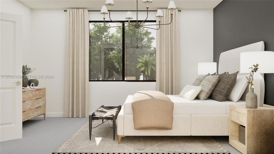 Furnished interior view inside a new home in Solterra, Sunrise (Image 8).