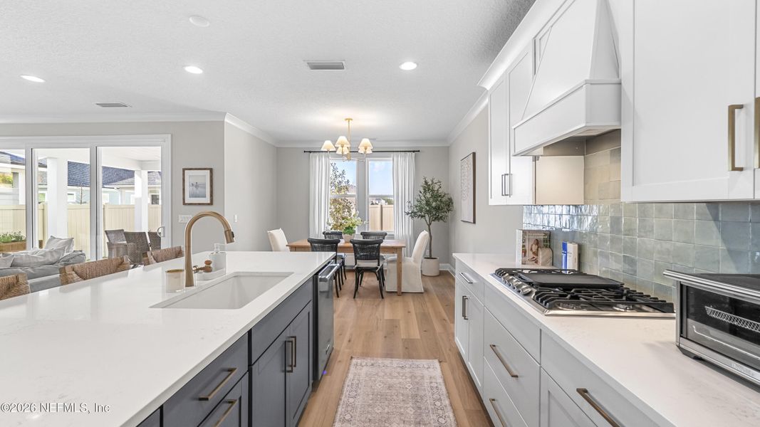 Furnished interior view inside a new home in Settler's Landing at Nocatee, Ponte Vedra (Image 6).