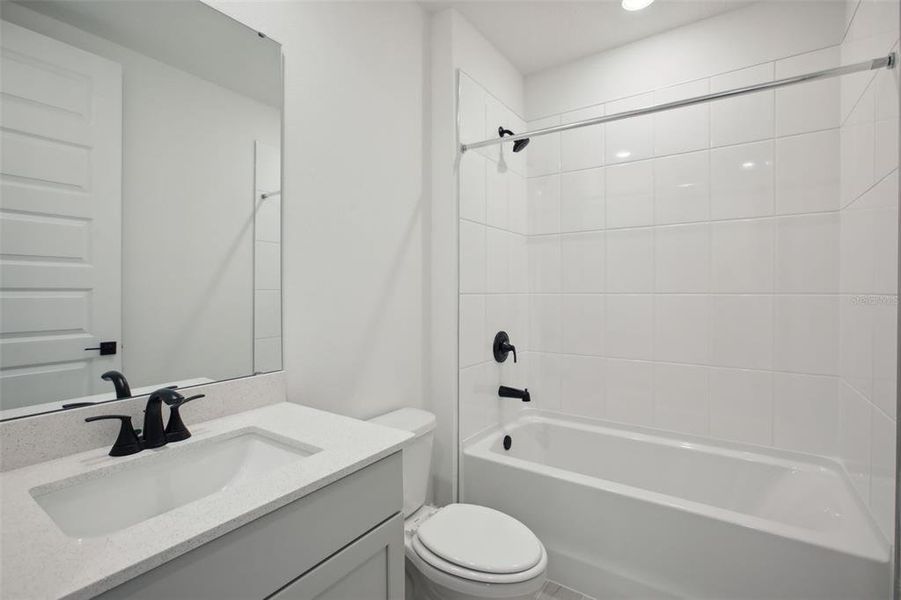 Furnished interior view inside a new home in Two Rivers - Signature Series, Zephyrhills (Image 9).