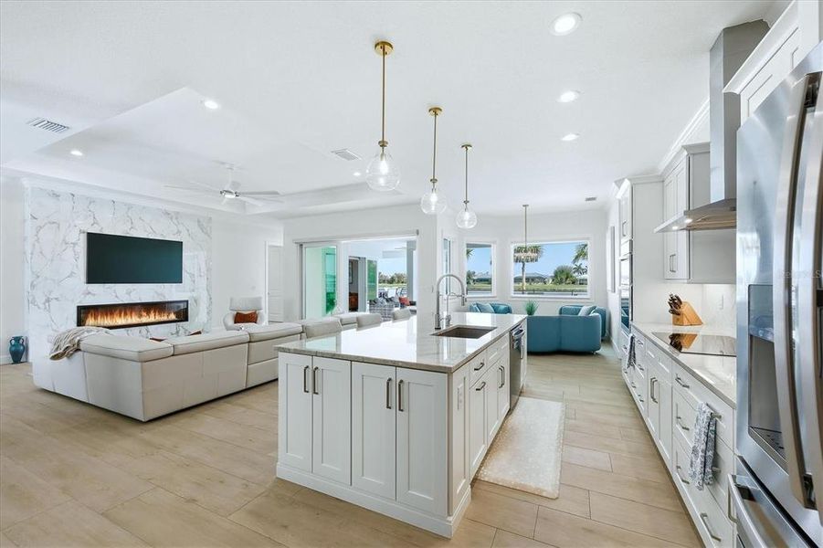 Furnished interior view inside a new home in , Placida (Image 10).