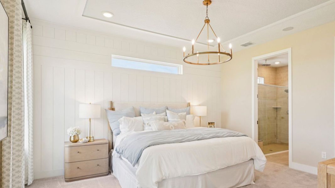Representative furnished interior of a home built from the Tupelo by DRB Homes in Lakeside at Satilla, St. Cloud (Image 15).