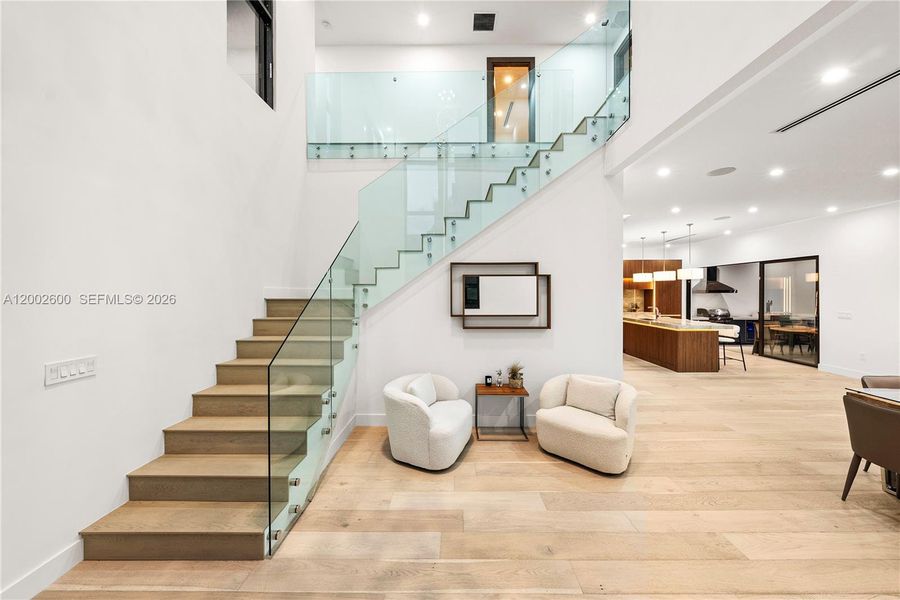 Furnished interior view inside a new home in , Miami (Image 13).