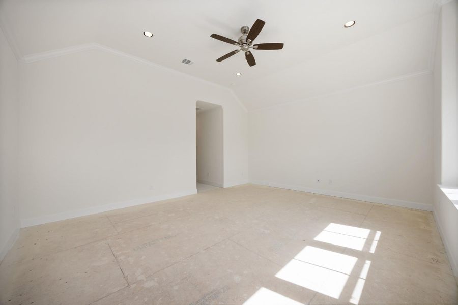 A minimalist dream with room to spare. This alternate primary layout delivers cozy elegance and enough space to truly spread out and breathe.