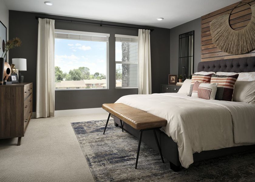 Horizon Three Owner's Bedroom at Midtown in Denver, CO