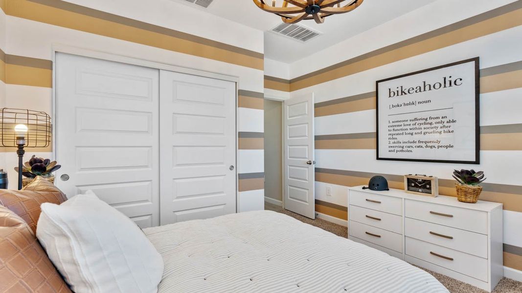 Furnished interior view inside a new home in Desert Moon Estates, Buckeye (Image 30).
