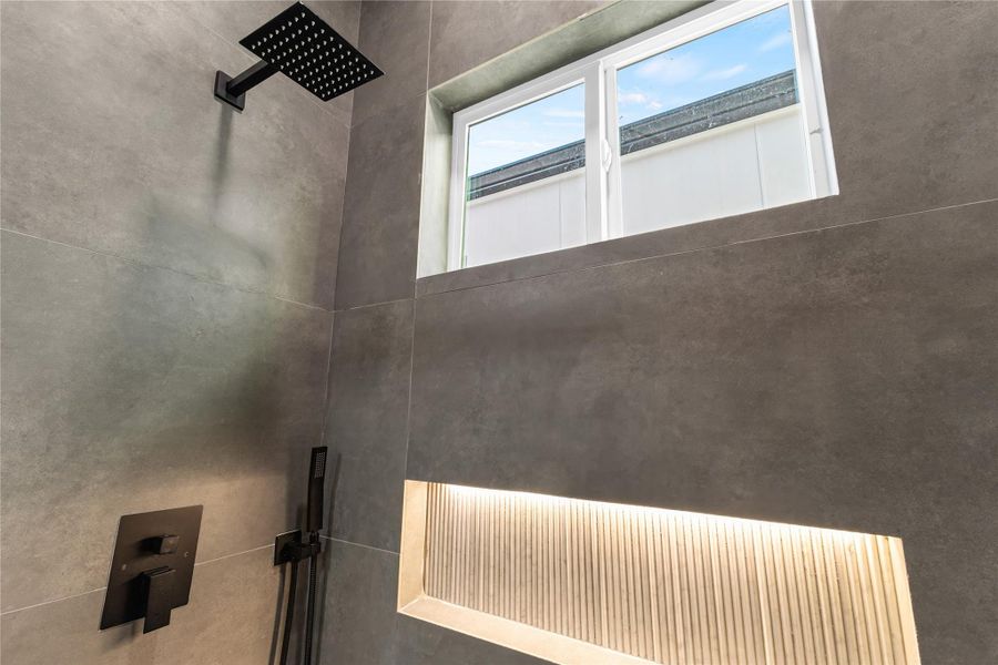 Close-up of interior finishes inside a home in , Houston (Image 11).