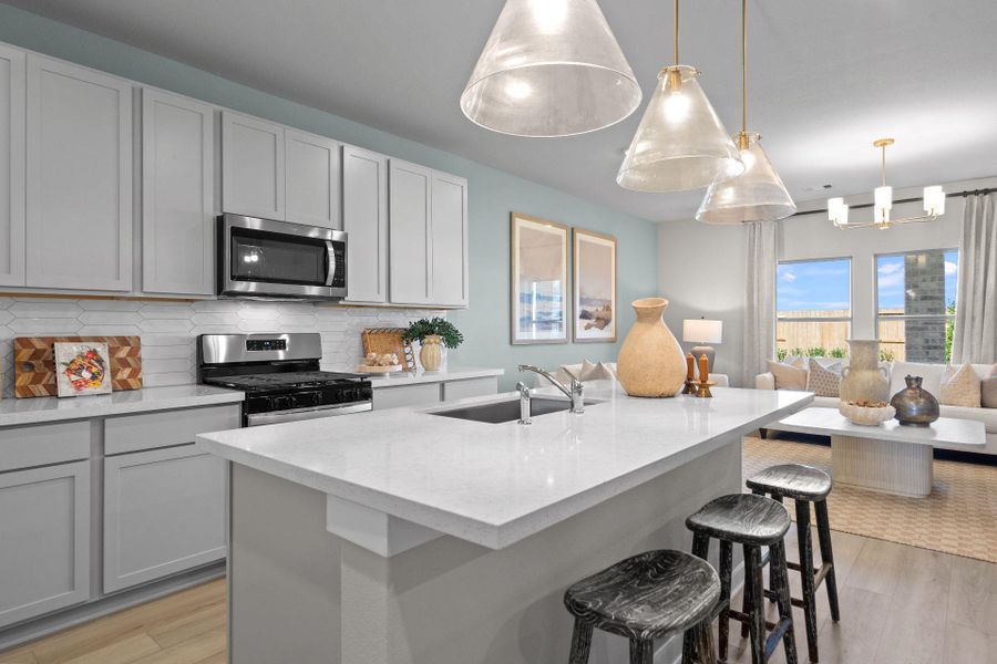 Open concept floorplan - Representative Photo