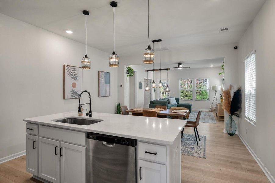 Furnished interior view inside a new home in , Summerville (Image 5).