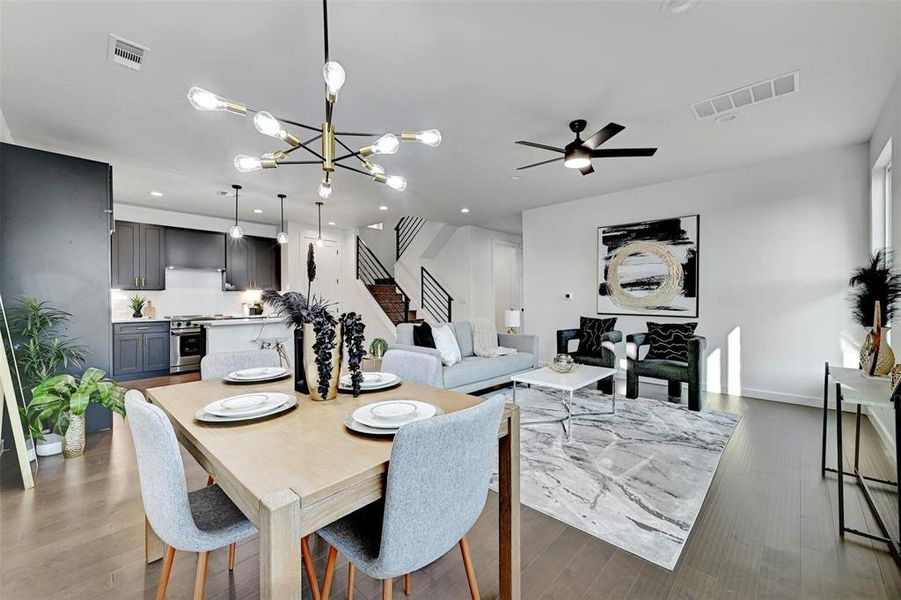 Furnished interior view inside a new home in , Austin (Image 17).