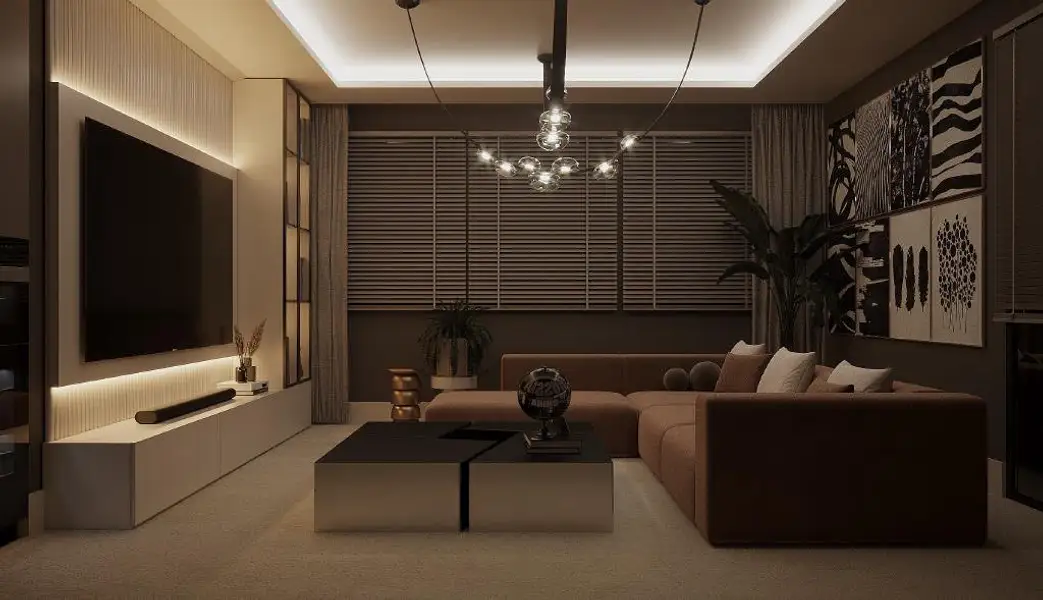 Furnished interior view inside a new home in , Jonestown (Image 31).