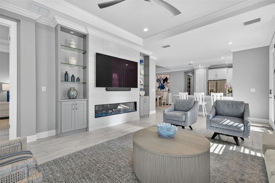 Furnished interior view inside a new home in , Bradenton (Image 6). Furnished interior view inside a new home in , Bradenton (Image 6).