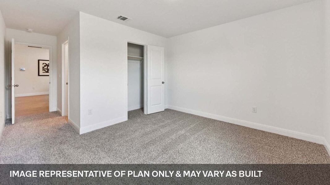 Representative unfurnished interior of a home built from the The Fairfield by D.R. Horton in Riverview, Georgetown (Image 35).