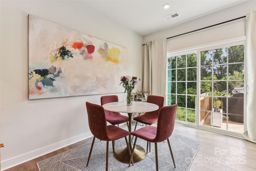 Furnished interior view inside a new home in Villages at Beachmont, Charlotte (Image 14).