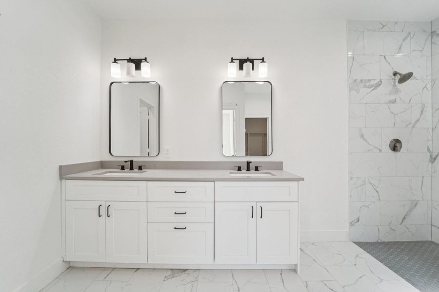 Furnished interior view inside a new home in , La Porte (Image 6). Furnished interior view inside a new home in , La Porte (Image 6).