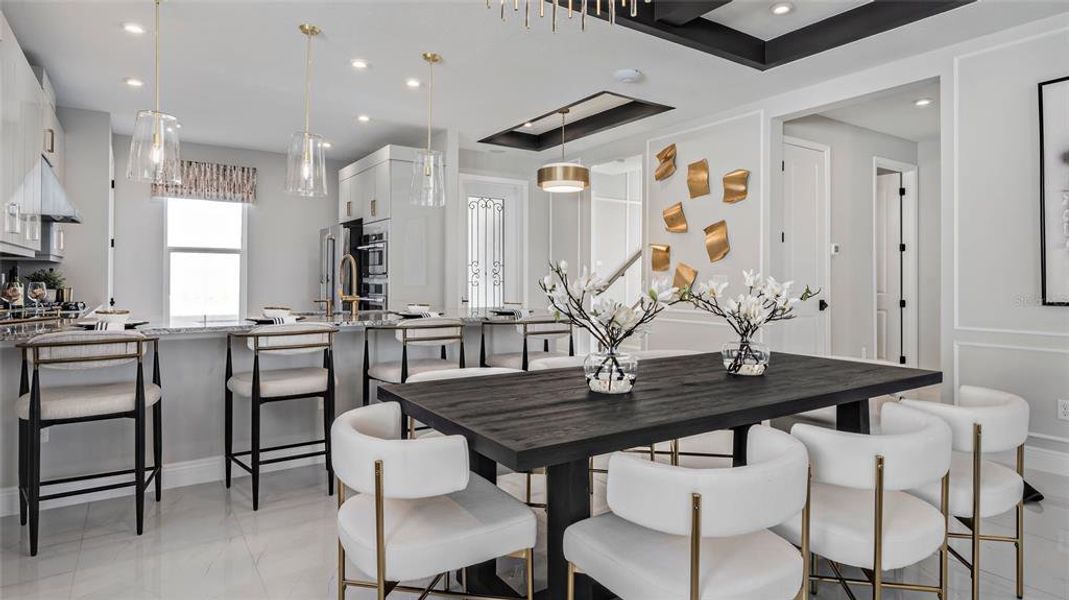 Furnished interior view inside a new home in Cresswind at Lake Harris, Tavares (Image 9).