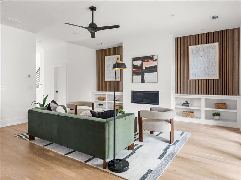 Furnished interior view inside a new home in , Atlanta (Image 35).