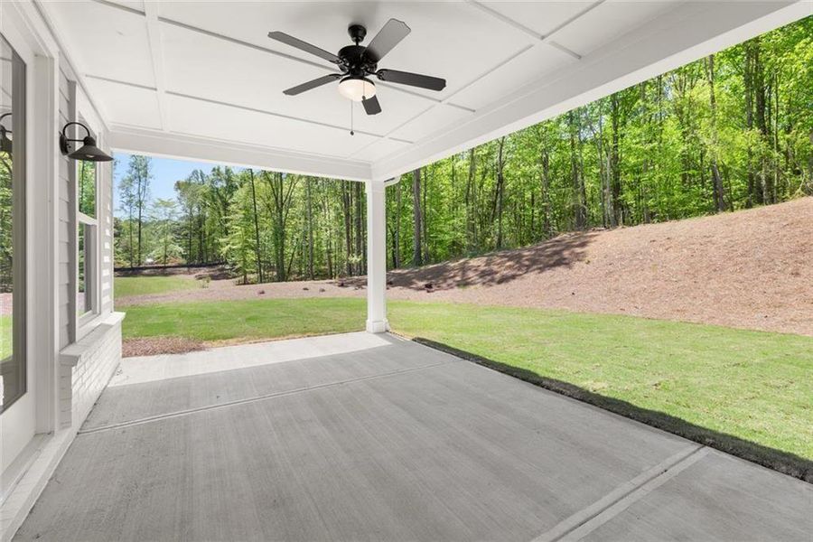 Exterior details and patio area of a home in , Gainesville (Image 34).