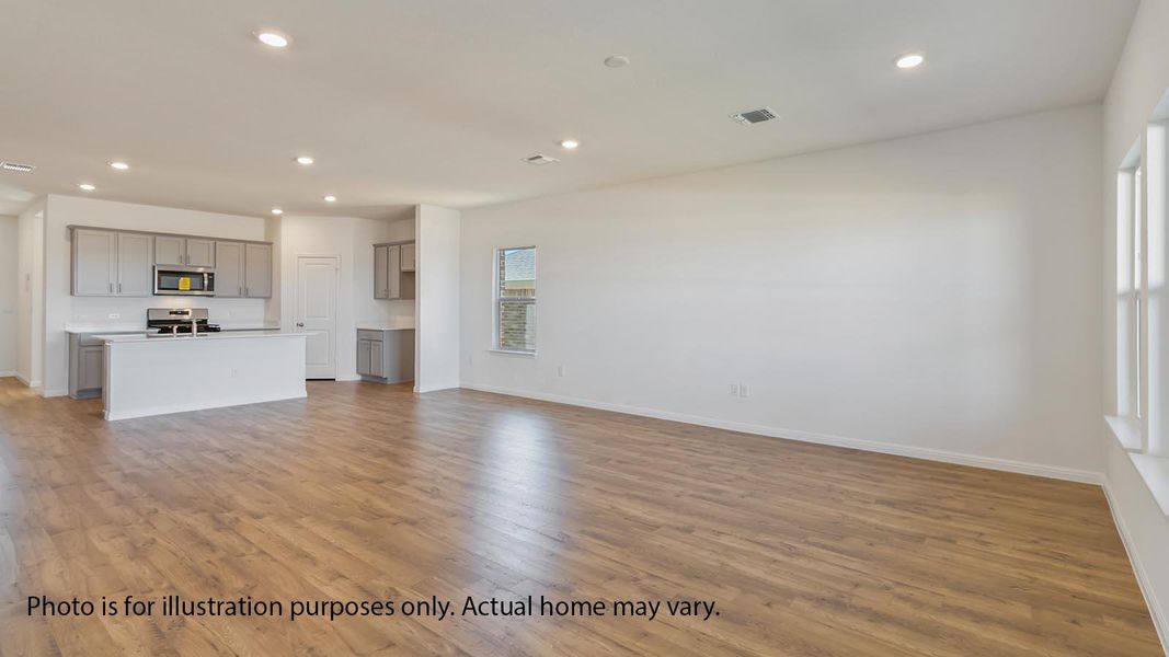 Spacious, unfurnished interior of a new home in Bar W Ranch, Leander (Image 20).