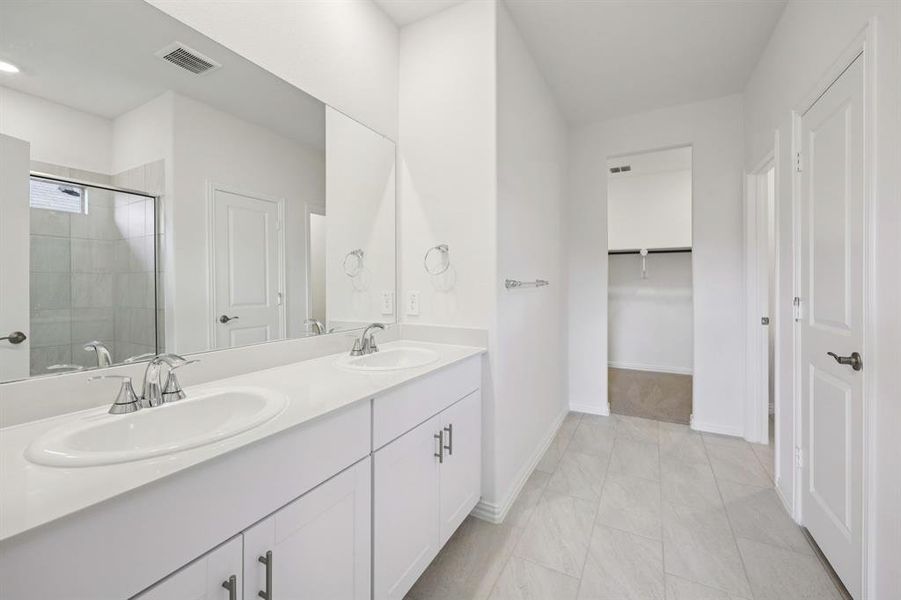 Furnished interior view inside a new home in Lakehaven - Signature Series, Farmersville (Image 16).